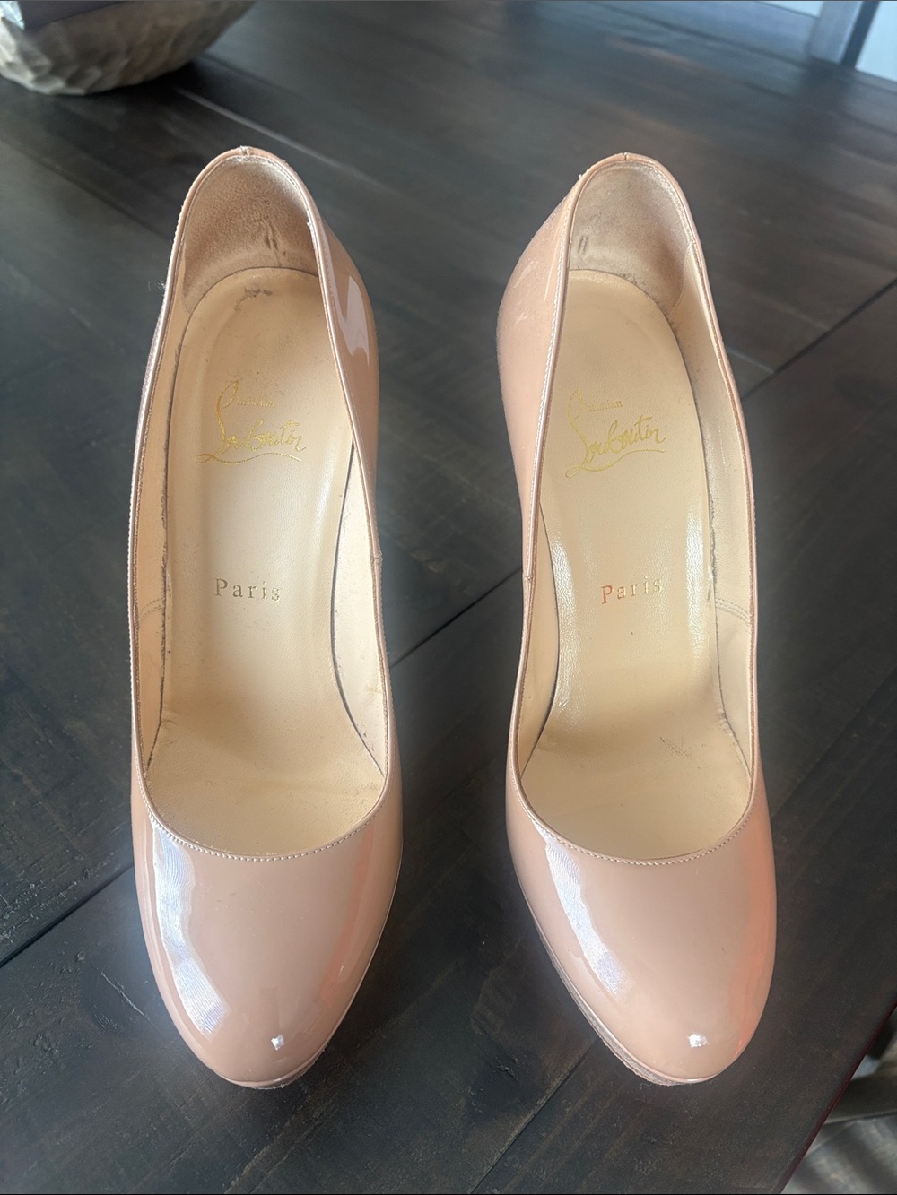 Christian Louboutin Bianca Nude Pump size 38